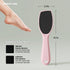 Wide Emery Foot File (Pink) - Double-Sided Pedicure Tool for Cracked Heels and Callus Removal