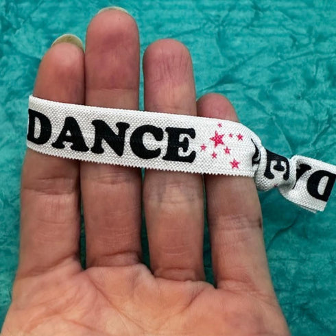 Infinity Collection Dance Hair Ties - 5 Ouchless Ponytail Holders for Girls Dance Recitals