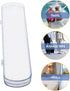 Cabilock Large Case Organizer Toothpaste Blue, Portable Storage Plastic Case Holder for Camping Toothbrush