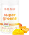 BEAM be Amazing Dole Super Greens Powder with Prebiotics, Digestive Enzyme, Antioxidant, 25 Servings, Orange Peach Mango