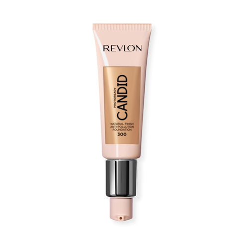 Revlon PhotoReady Candid Natural Finish Foundation, Anti-Pollution Ingredients, Fluid 300 Dune, 0.75 Fl Oz