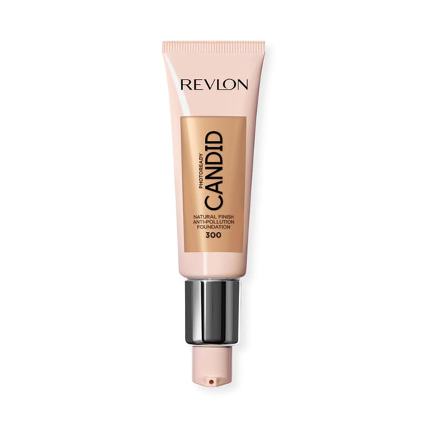 Revlon PhotoReady Candid Natural Finish Foundation, Anti-Pollution Ingredients, Fluid 300 Dune, 0.75 Fl Oz