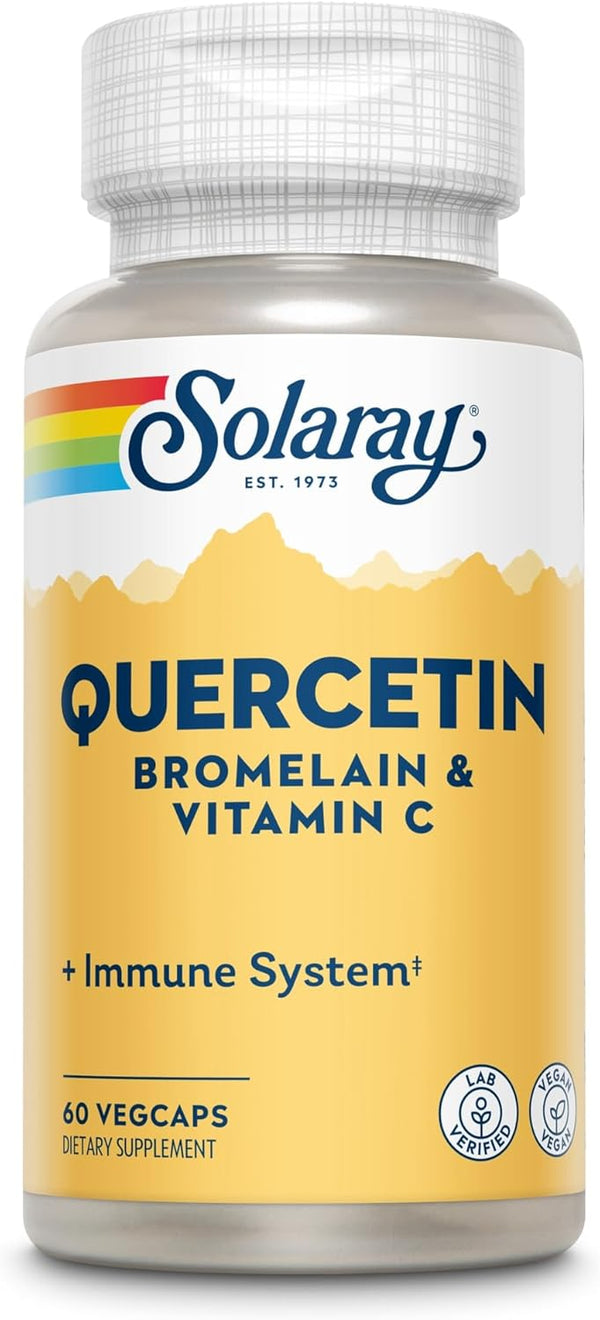 QBC Plex Quercetin, Bromelain, 60 Caps, Solaray