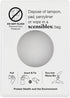 Scensibles Bathroom Dispenser for Menstrual Care Disposal - Bag Dispenser and Refill