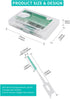 200 PCS Soft Dental Floss Picks, Dental Picks with case, Toothpicks Brush Between Teeth, Tooth Flossing Brush Disposable for Cleaning, Toothbrush Clean Tool, Green Color