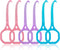 TIESOME 6Pcs Invisible Tooth Aligner Removal Tool Kit, Chewies and Removal Aligner Tooth Hook (Transparent Rhombus)