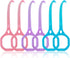 TIESOME 6Pcs Invisible Tooth Aligner Removal Tool Kit, Chewies and Removal Aligner Tooth Hook (Transparent Rhombus)