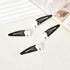 Tooth Shaped Hair Clips, Goth Gothic Halloween Hair Accessories for Women Girls, Y2K Snap Clips Barrettes