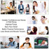 Thoracic Back Brace Posture Corrector - Magnetic Support for Neck, Shoulder, Upper and Lower Back Pain Relief (Black,