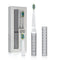 Voom Sonic Pro 3 Rechargeable Electric Toothbrush, Silver with Soft Dupont Nylon Bristles and 2-Minute Timer