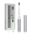 Voom Sonic Pro 3 Rechargeable Electric Toothbrush, Silver with Soft Dupont Nylon Bristles and 2-Minute Timer