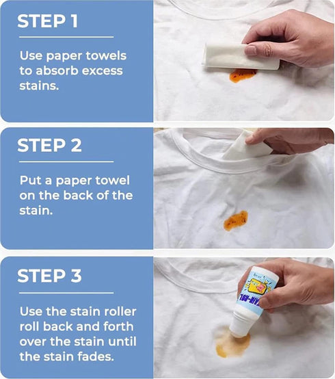 Qklovni 50ml (1Pcs) Portable Stain Remover for Clothes, Emergency Stain Removing Pens for Spots, Stains, Marks
