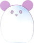 Kids Makeup Mirror, Kawaii Compact Desktop Mirror for Girls, Purple Panda with Stand, Cute Table Mirror for Desk