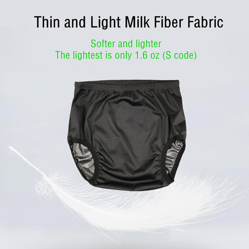 AQX Adult Cloth Diaper Cover for Incontinence - Waterproof Leakproof Reusable Washable Pull Up Pants (No Cotton Inside,