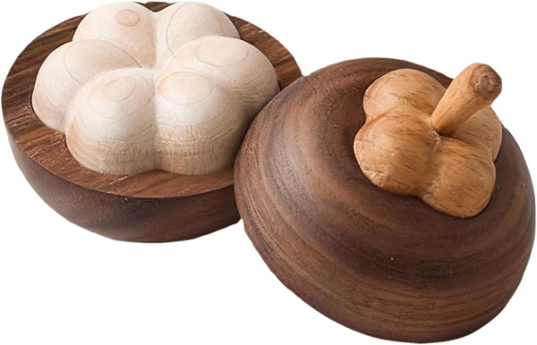 Nythriel Layered Wood Passive Diffuser Petal-Like, Small Portable Essential Oil Aromatherapy Decor, Mini