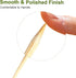 Suhfuib 700 2.5 Inch (700) Pcs Bamboo Toothpicks, Double-Pointed Sticks for Appetizers, Fruit, Cocktails and Teeth