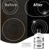 Therapy Glass Cooktop Cleaner Bundle with Microfiber Cloth - Glass Stove Top Cleaner and Polish for Ceramic, Electric