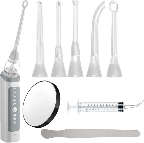 IINCOOY Tonsil Stone Remover Kit Electronic Vacuum Oral Care Mouth Cleaner with 3
