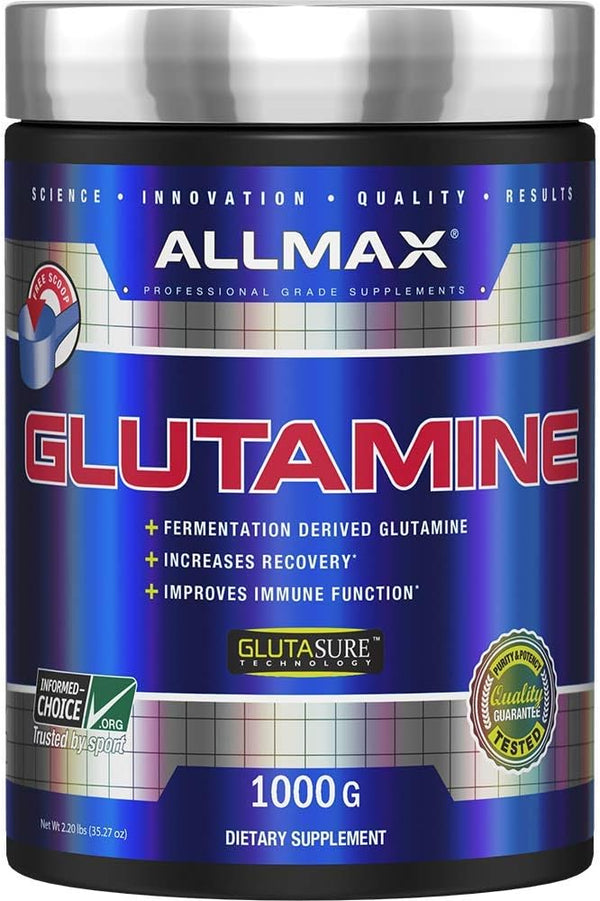 ALLMAX Nutrition L-Glutamine Powder, 1000 Grams, Muscle Recovery Formula