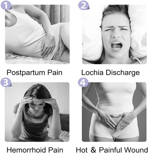 Reusable Perineal Ice Packs for Postpartum Pain Relief, Hot & Cold Pack for Women After Pregnancy, 2 Ice Packs