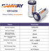 RAMWAY 1/2 AA Size 14250 Lithium Battery, 1200mAh 3.6V High Capacity for Dog Collar, Home Security