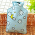3Pcs Mini Hot Water Bottle Bag/Hand Warmer, Small Reusable Cold Pack, Korea Style Cute Therapy Heating Pad (Blue)