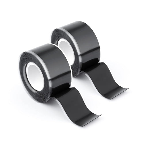 TOYMIS 2 Rolls Grip Tape for Handles, 1inch x 10ft Silicone Rubber Grip