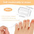 30Pcs Silicone Toe Protectors, Breathable Gel Anti-Friction Toe Caps Guards for Men Women, Soft Clear Toe Sleeves for