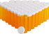 Juvale 50 Pack Empty Pill Bottles with Caps for Prescription Medication, 6-Dram Plastic Medicine Containers (Orange)