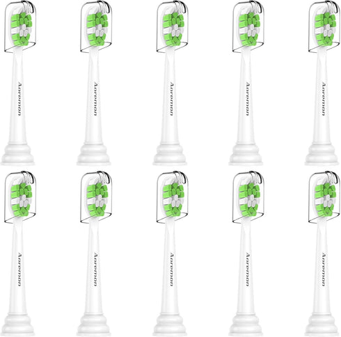 Aoremon Replacement Heads for Philips Sonicare Toothbrush, Compatible with Philips Sonicare W HX6062/65, White Pack of