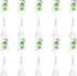 Aoremon Replacement Heads for Philips Sonicare Toothbrush, Compatible with Philips Sonicare W HX6062/65, White Pack of