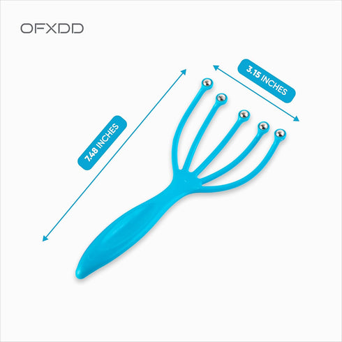 Portable Head Massager, Manual Scalp Scratcher for Deep Relaxation, Tickler Massager for Home SPA