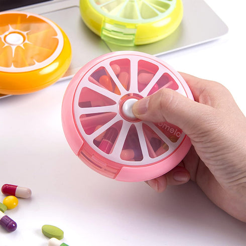 INVODA Pill Box Organizer - Weekly 3 Times 7 Compartments Large Medicine Pill Cases