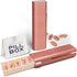 Pretty Pill Box Set - Compact Daily Pill Organizer for Vitamin Management, Travel Essentials for Women & Men - Rose