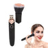 Powered Electric Makeup Brush - 10 Gears Vibration Loose Powder Brush for Blending and Contouring, Black