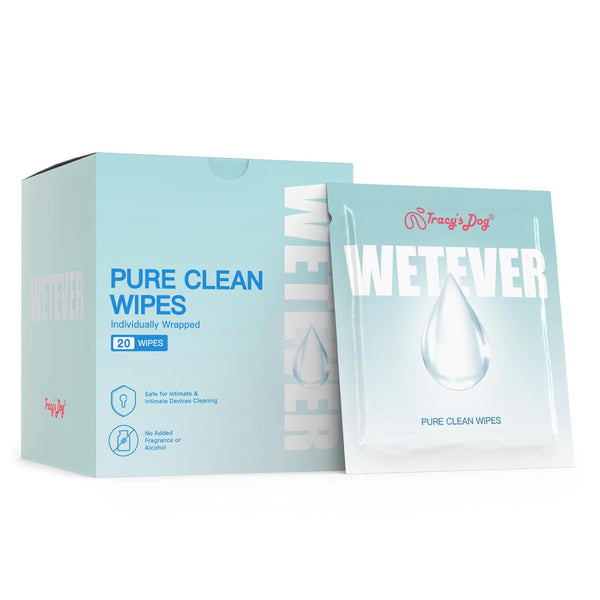 Tracys Dog Feminine Wipes, pH-Balanced Natural Intimate Wet Wipes for Women &