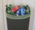 120 Count 13 Gallon Eco-friendly Trash Bags, Medium Green Garbage Bags, Portable Camping Toilet Bags