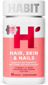HABIT Hair, Skin & Nails Supplement (60 Capsules) - 2000mcg Biotin, Supports Skin Hydration, Hair & Nail Strength,