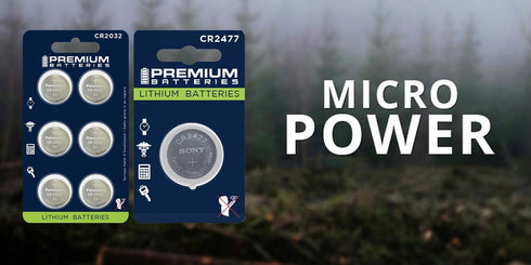 Panasonic CR2032 Lithium 3V Coin Cell Batteries, Premium Japanese Engineered, 4 Pack, High Capacity