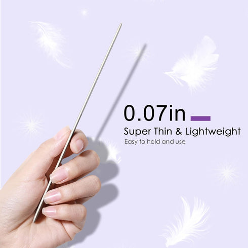Nail File Thin Emery Boards, 100/180 Grit Nail Files for Natural Nails, 100PCS Manicure Pedicure Tool