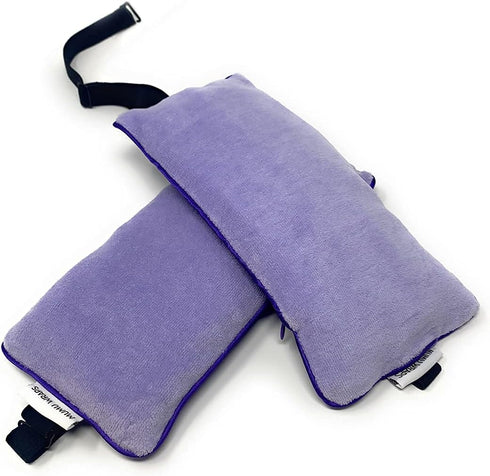 Weighted Eye Mask for Sleeping - Lavender Eye Pillow for Yoga, Meditation, and Headache Relief