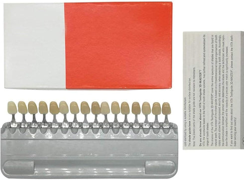Dental Equipment Teeth Whitening Porcelain Classic 16-Color Shade Guide Model, 1PCS