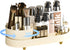 Rotating Makeup Organizer for Vanity with Brush Holder, Large Spinning Makeup Skincare Organizer (15x6.3'')