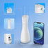 Water flossers Teeth, Cordless Cleaner, Cleaning flosser, Dental 400ml Large Capacity, Portable 360°Rotation 5 Cleaning DIY Modes 6 remplaceable Tips, flossers for Braces