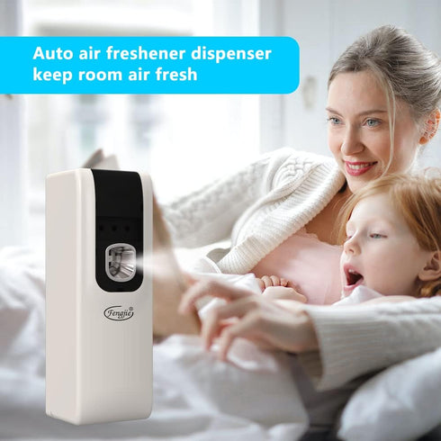 Automatic Air Freshener Spray Dispenser, FENGJIE Auto Air Fresheners for Home Room Office, Commercial Refill