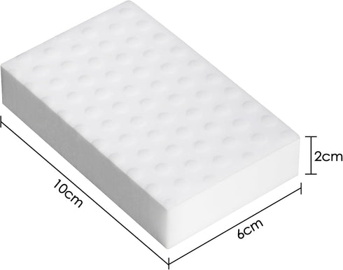 30PCS Magic Sponge Eraser - 2X Density Foam Cleaning Pads for Kitchen, Bathroom, Furniture, Car Cleaning Tool