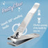 PrettyClaw Nail Clippers Sharp Edge Fingernail and Toenail Clipper, Stainless Steel for Manicure and Pedicure