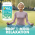 VAL MG Experts Magnesium Glycinate Plus B6 & Potassium for Stress Relief, 90 Tablets