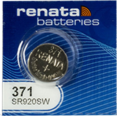 Renata Watch Battery 371 or SR920SW Swissness 1.5V 1 x 371 or SR