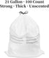 KASATODAY 80L 100ct (21 100 count) Drawstring Trash Bags, Extra Large Kitchen Garbage Bags, Extra Strong Leak-Proof